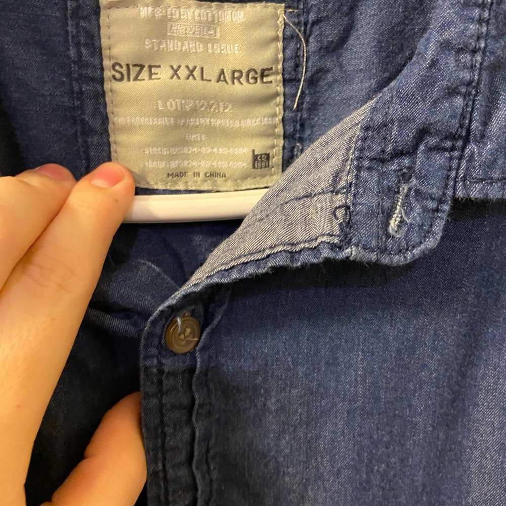 Denim button down - Picture 2 of 2